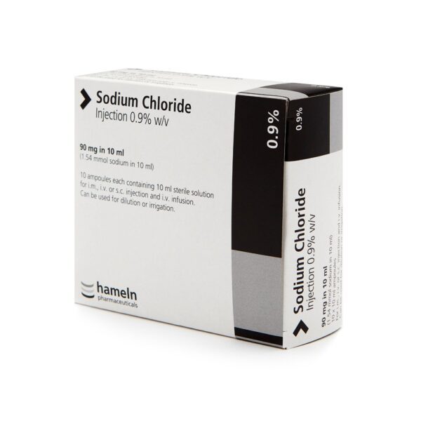 Sodium Chloride 0.9% Solution 10ml